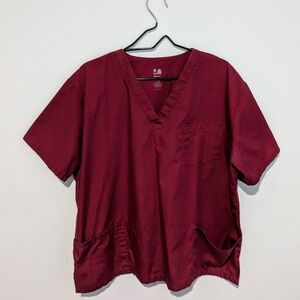 Red Dagacci Scrubs Size XL